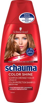 Schwarzkopf Schauma Szampon do włosów połysk koloru do  farbowanych