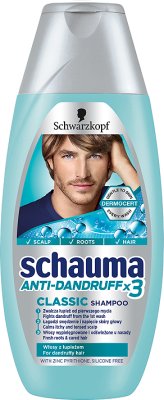 Shampooing anti -pelliculaire classique Schaum pour cheveux normaux à pellicules