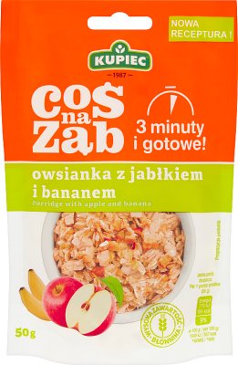 Kupiec Coś Na Ząb Owsianka jabłkowo-bananowa