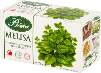 Bifix herbata ziołowa 20 torebek melisa