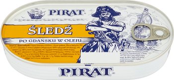 Pirat śledź po gdańsku w oleju
