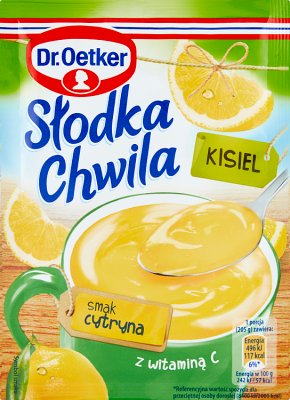 Dr. Oetker Słodka Chwila Kisiel smak cytrynowy