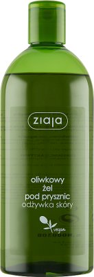 Ziaja olive shower gel, a natural skin conditioner