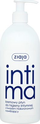 Crema Ziaja lavado higiene íntima con hidratante ácido hialurónico