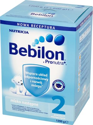 Bebilon 2 modyfikowane mleko w proszku inspirowane mlekiem matki, dla niemowląt,