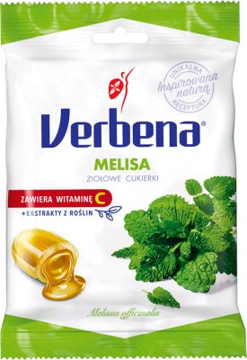 Verbena ziołowe cukierki Melisa z witaminą C- naturalne uspokojenie