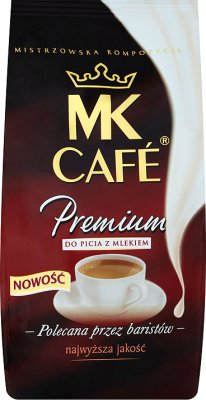 MK Cafe Premium do picia z mlekiem kawa mielona