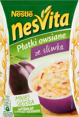 nesvita oatmeal with plums
