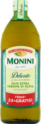 Monini Delicato extra virgin olive oil Extra Vergine 750ml + 33% Free