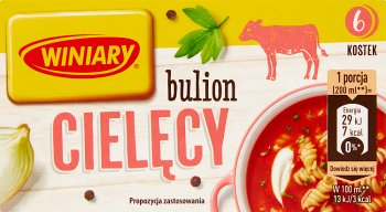 Winiary bulion w kostkach 6 kostek cielęcy