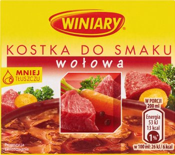 Winiary Kostka do smaku 6 kostek wołowa