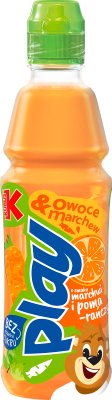 Spielen Fruchtgetränk Karotte, rote Orange, Limette , Apfel, Zitrone