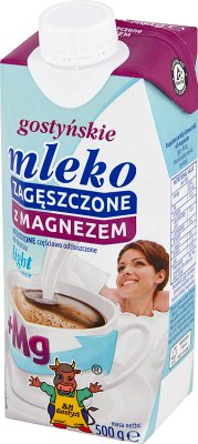 sweetened condensed milk with 4 % fat magnesium, light