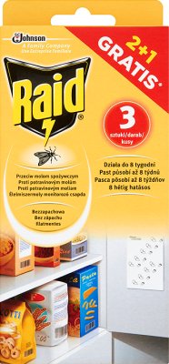 Raid Pułapka przeciw molom spożywczym, działa do 6 tygodni