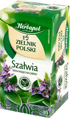 Herbapol Zielnik Polski herbata ziołowa szałwia