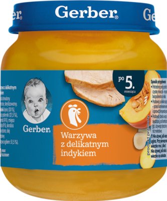 Gerber obiadek indyk z dynią i ziemniaczkami