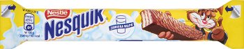 Nestle Nesquik Delikatny wafel w mlecznej czekoladzie