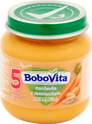 *BoboVita obiadek marchewka z ziemniakami i cielęciną