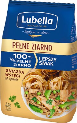 Lubella pasta Ribbon nests (Nidi Tagliatelle) 100% Whole Grain