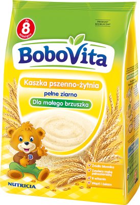 BoboVita Dla małego brzuszka Kaszka pszenno-żytnia pełne ziarno