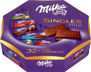 Milka Single Mix mieszanka 32 czekoladek mlecznych