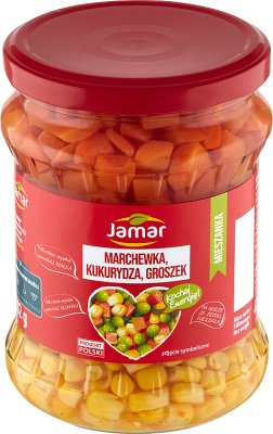 Jamar mieszanka warzywna Marchewka, Groszek, Kukurydza