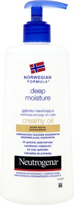 Neutrogena deep moisture, głęboko nawilżająca kremowa emulsja do ciała