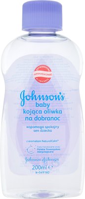 La hora de dormir bebé calmante de oliva de Johnson para una buena noche