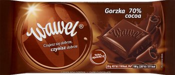 Cracovia naturales de chocolate amargo