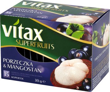 superfruits fruit tea in kopertkach Currant & Mangosteen