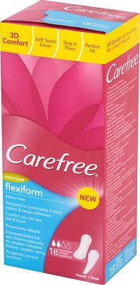 Carefree Fresh Flexiform wkładki higieniczne