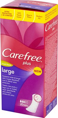 Carefree Plus Fresh Large wkładki higieniczne