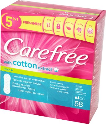 Carefree with cotton extract Fresh wkładki higieniczne