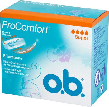pro comfort tampons Super 4 drops