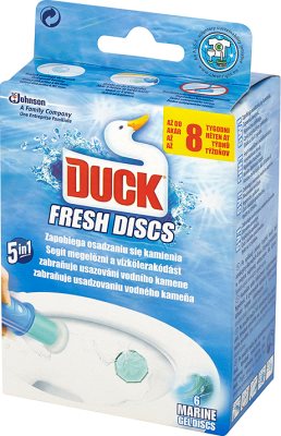 Ente Frische Discs 4in1 Gel Puck in die Toilette mit dem Duft des Meeres