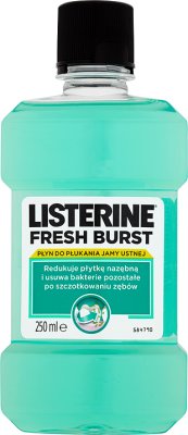 Freshburts protection Listerine rinçage Freshmint orale liquide