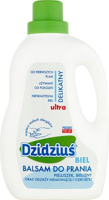 Dzidziuś Balsam do prania bielizny niemowlęcej oraz odzieży dla dzieci biel