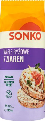 Sonko wafle 7 ziaren z ryżem