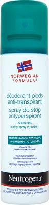 Neutrogena Antitranspirant zu Füßen