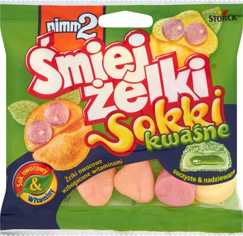 Laugh jelly beans fortified with vitamins Sokkia sour