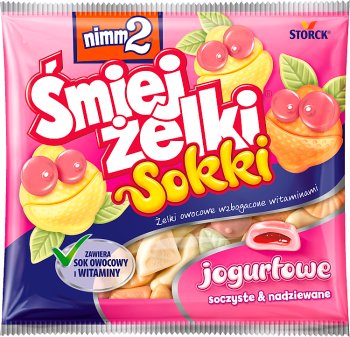 Laugh jelly beans , yogurt fortified with vitamins Sokkia
