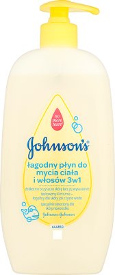 Johnson's Baby łagodny płyn do mycia ciała i włosów 3w1
