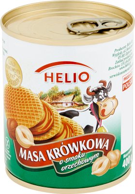 Helio masa krówkowa o smaku orzechowym, puszka