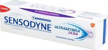Sensodyne pasta dla nadwrażliwych zębów Ultraszybka Ulga