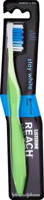 Reach stay white toothbrush medium , different colors