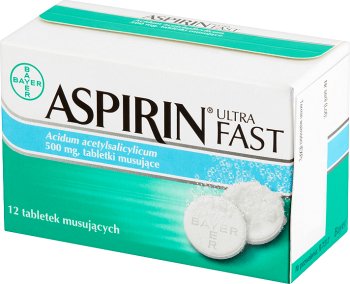 Aspirin effervescent tablets Ultra Fast Pain