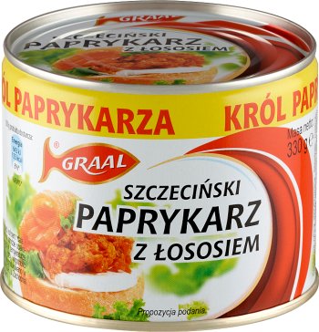 Paprikash Szczecin con salmón