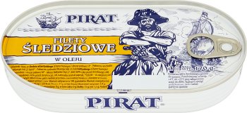 Pirat filety śledziowe w oleju