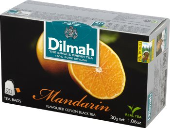 Té de mandarina Dilmah con sabor a mandarina
