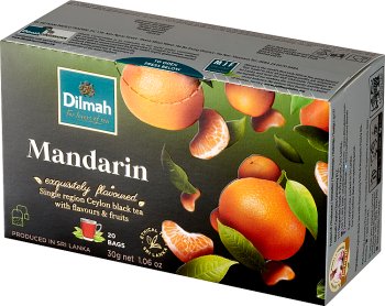 thé noir à l'arôme de mandarine